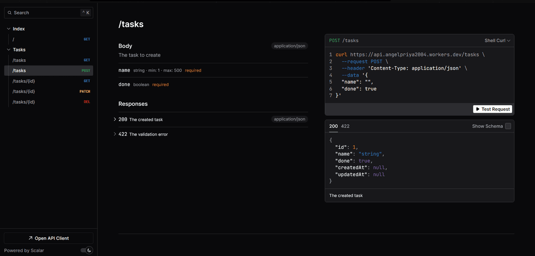 Tasks Api